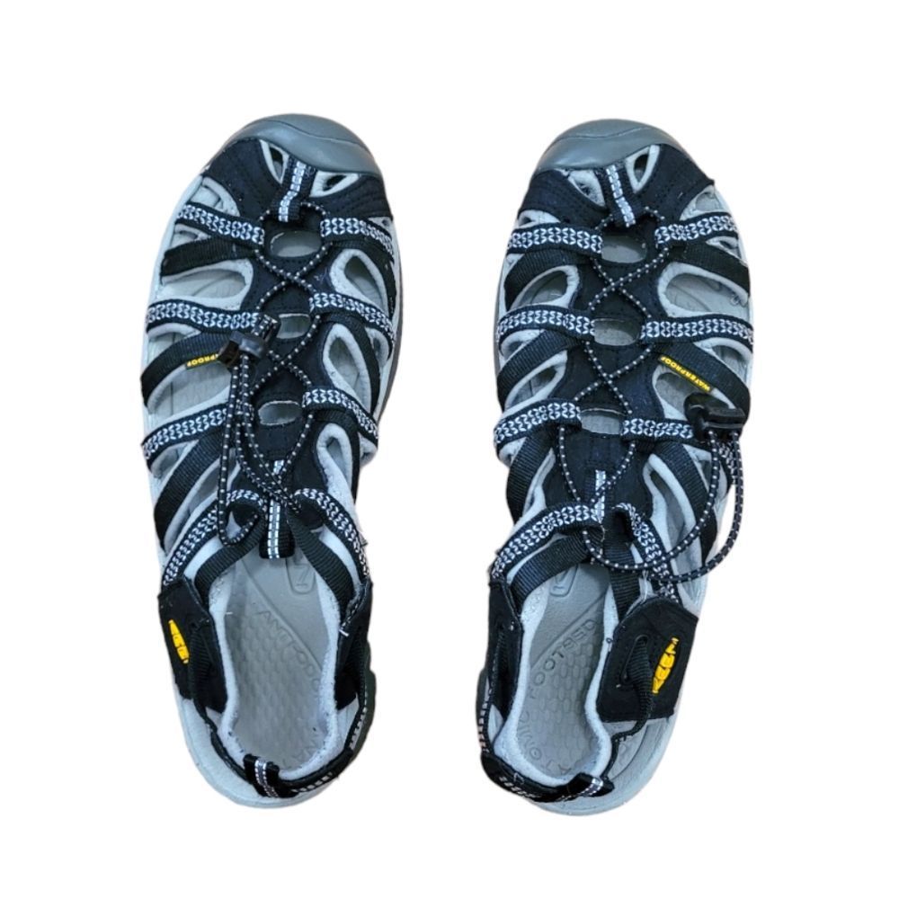 Keen Women's Black and Grey Whisper River Sandals 1008448